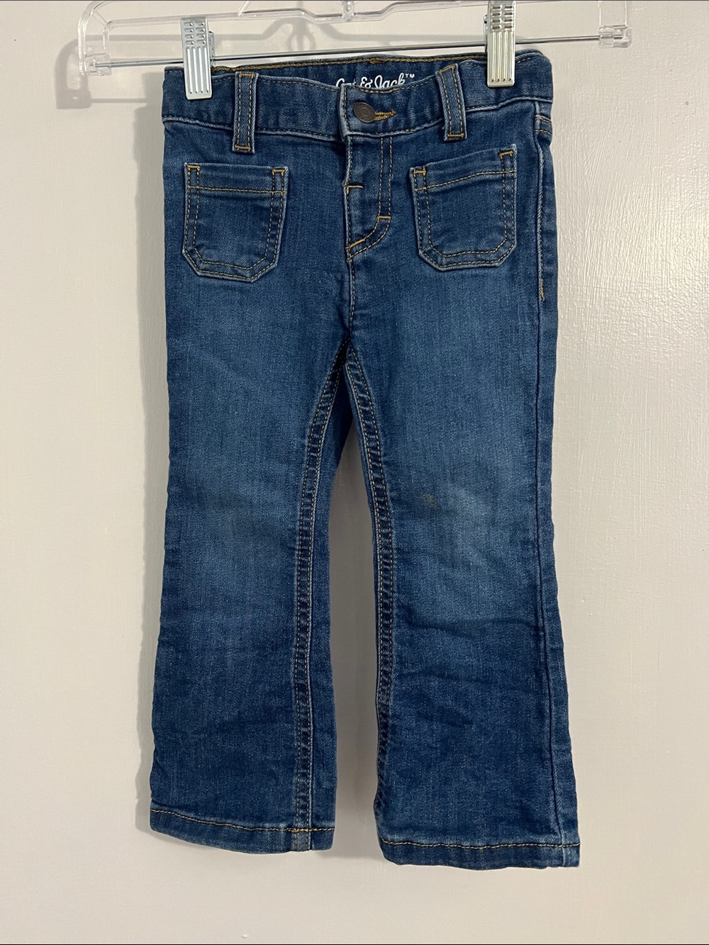 Cat & Jack Kids Dark Blue Straight-Leg Denim Pants